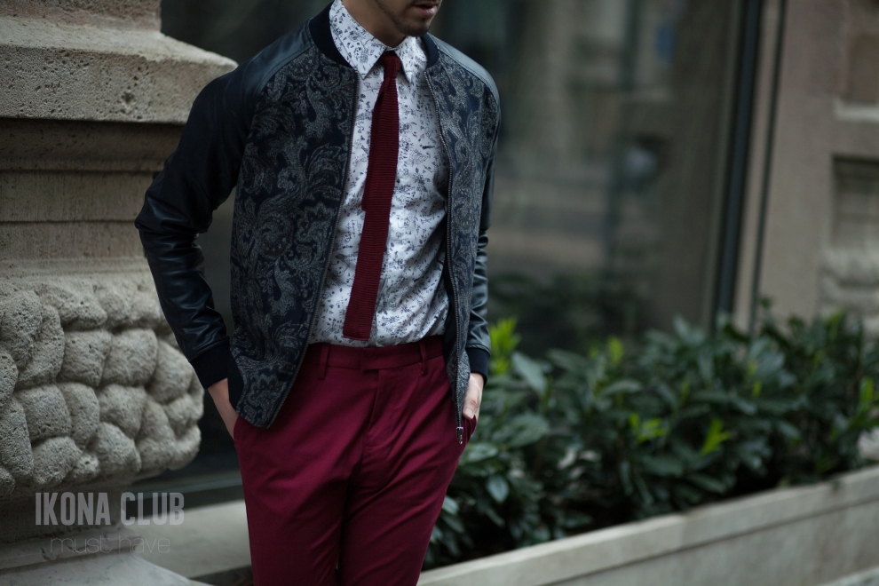 Street style looks | Mens bomber jacket
